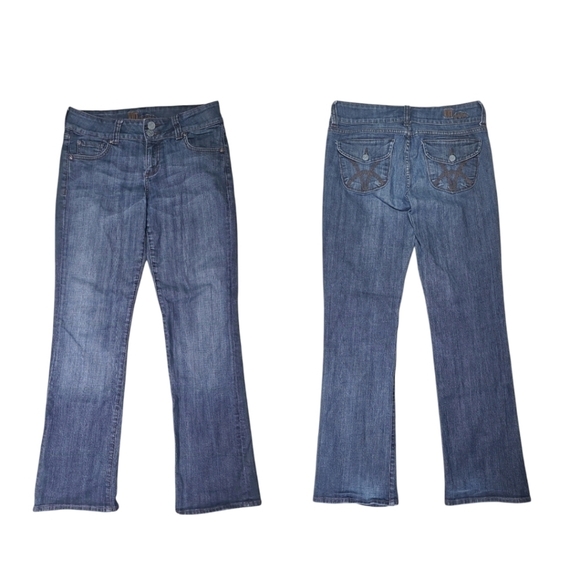 Kut from the Kloth Jeans Mid Rise Boot Cut Double Button Size 6 - Picture 14 of 15